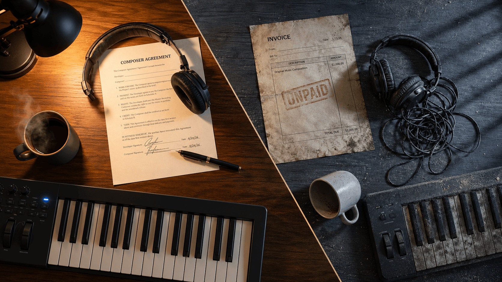 Working as a Game Composer for Free: When It Works, When It's a Trap