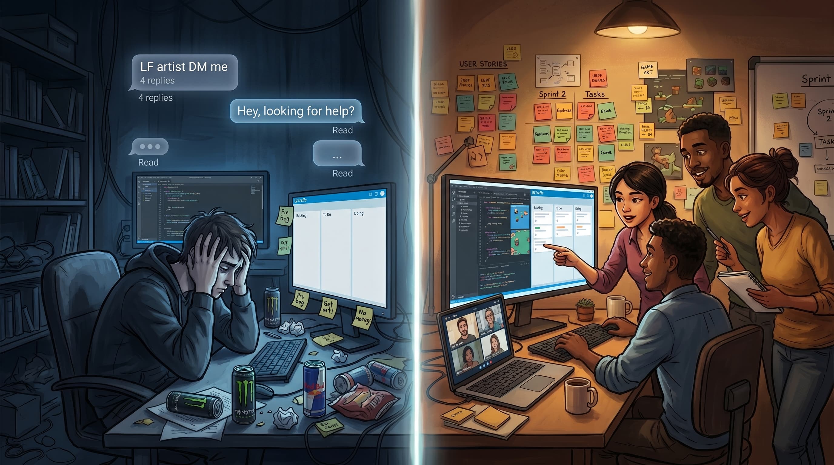How to Find Reliable Teammates for Your Indie Game Project